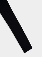 Balenciaga Silk Ribbed Knit V-Neck Dress