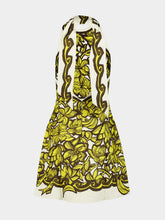 Alémais Yellow Mona Hemp Mini Dress