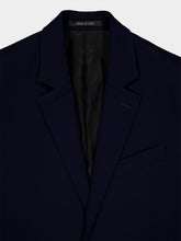Balenciaga Single-Breasted Navy Blazer