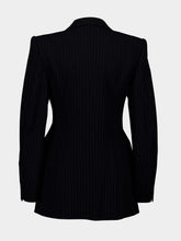 Balenciaga Single-Breasted Pinstripe Blazer
