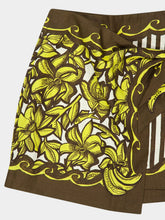 Alémais Yellow Mona Hemp Sarong Mini Skirt
