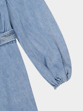Zimmermann Skylark Blue Indra Denim Midi Dress