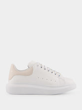 Alexander McQueen Oversized Beige Leather Sneakers