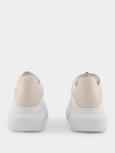 Alexander McQueen Oversized Beige Leather Sneakers