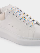 Alexander McQueen Oversized Beige Leather Sneakers