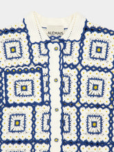 Alémais Blue Dolly Crochet Cotton Shirt