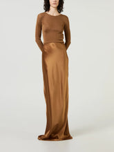 Saint Laurent Silk Satin Slip Skirt