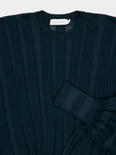 Zimmermann Teal Rebellion Cropped Sweater