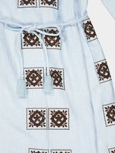 Alémais Pale Blue Grace Midi Dress