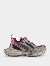Balenciaga Grey & Pink 3XL Multicolor Mesh Sneakers