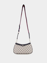 Gucci Beige and Blue Ophidia GG Small Handbag