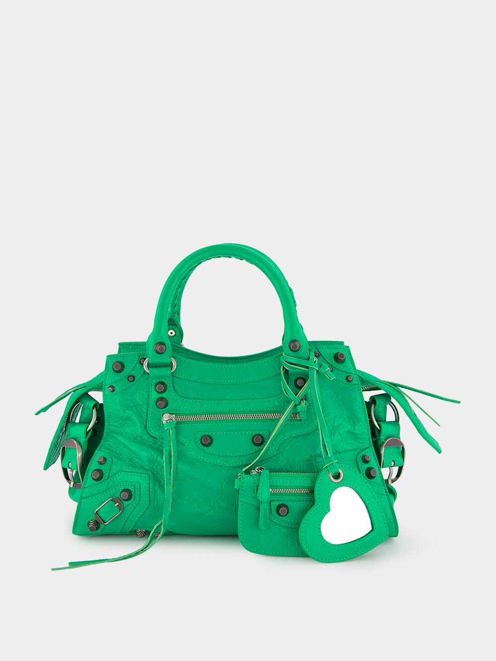 Balenciaga Green Neo Cagole City Small Bag | Fashion Clinic