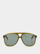 Saint Laurent Transparent Khaki SL 596 Dune Sunglasses