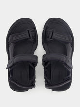 Balenciaga Black Tourist Sandals