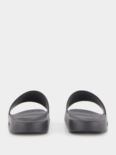 Gucci Grey and Black GG Slide Sandal