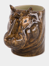 Quail Ceramics Hippo pencil pot