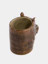 Quail Ceramics Hippo pencil pot
