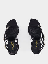 Saint Laurent Crepe Satin And Rhinestones Jerry Sandals