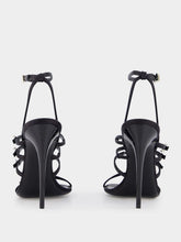 Saint Laurent Crepe Satin And Rhinestones Jerry Sandals