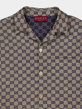 Gucci GG Linen Blend Canvas Shirt