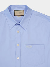 Gucci Cotton Poplin Shirt With Embroidery