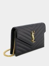 Saint Laurent Cassandre Envelope Chain Wallet