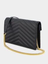 Saint Laurent Cassandre Envelope Chain Wallet