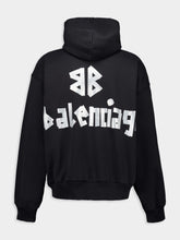 Balenciaga Black New Tape Type Sweatshirt