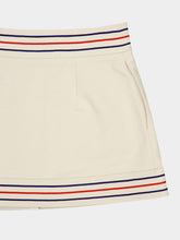 Gucci Striped Cotton Wrap Skirt