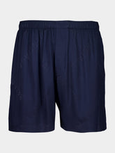 Balenciaga Dark Navy Fluid Logo Jacquard Pyjama Shorts