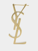 Saint Laurent Monogram-Lettering Earring
