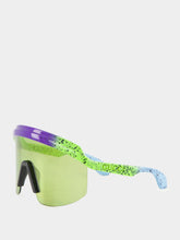 Gucci Oversize-Frame Logo-Embossed Sunglasses