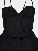 Zimmermann Black Luna Structured Midi Dress