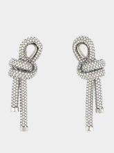 Balenciaga Rope Crystal-Embellished Earrings