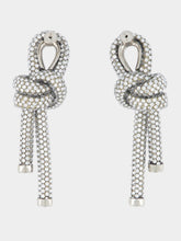 Balenciaga Rope Crystal-Embellished Earrings