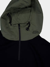 Alexander McQueen Contrasting-Hood Half-Zip Sweatshirt