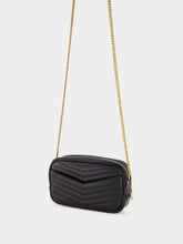 Saint Laurent Mini Lou Quilted Leather Camera Bag
