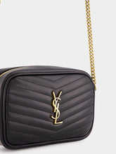 Saint Laurent Mini Lou Quilted Leather Camera Bag