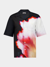 Alexander McQueen Solarised Flower Hawaiian Cotton Shirt