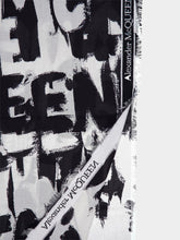 Alexander McQueen Graffiti Printed Scarf
