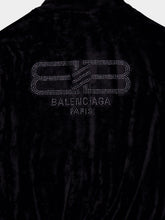 Balenciaga BB Paris Strass Zip-Up Hoodie Fitted