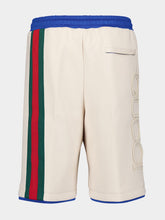Gucci Logo-Appliqué Colour-Block Track Shorts