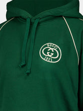 Gucci Embroidered-Logo Cropped Hoodie