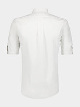 Alexander McQueen Orchid-Embroidered Cotton Shirt