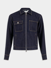 McQueen Zipped Denim Jacket