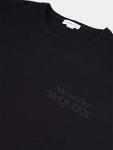 Alexander McQueen Exploded Logo Oversized Black T-Shirt