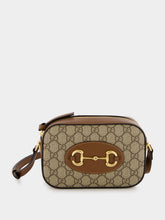 Gucci Beige & Ebony Horsebit 1955 Mini Shoulder Bag