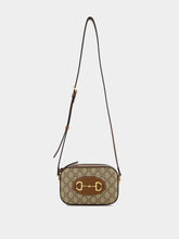 Gucci Beige & Ebony Horsebit 1955 Mini Shoulder Bag