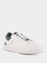 On Running White and Olive The Roger Advantage Sneakers