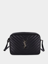 Saint Laurent Black Lou Grain Leather Shoulder Bag